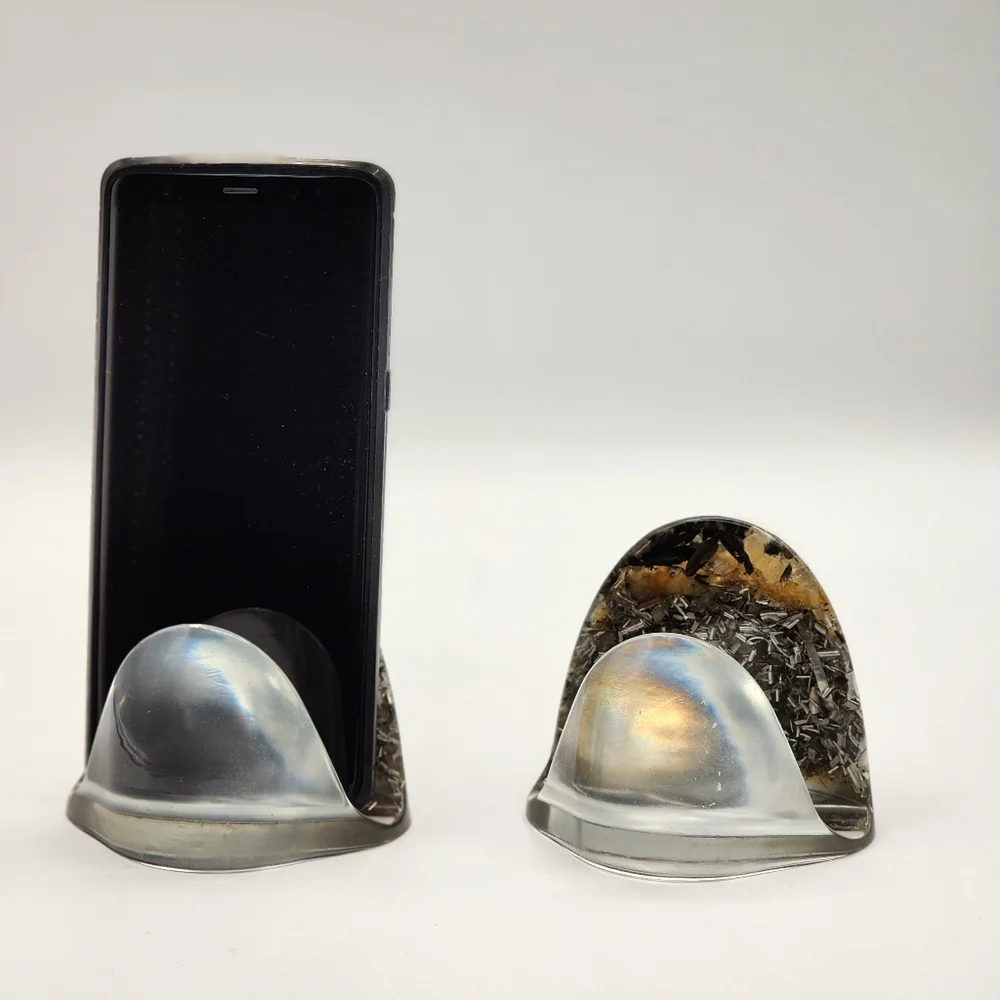 Shield Orgonite Phone Stand, EMF and 5g protection, with healing properties. (1 - Picture 2 of 9